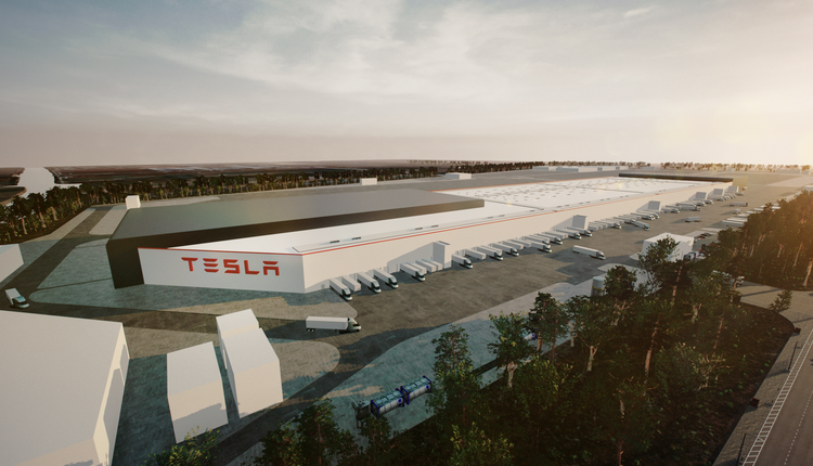 Tesla Gigafactory in Shanghai