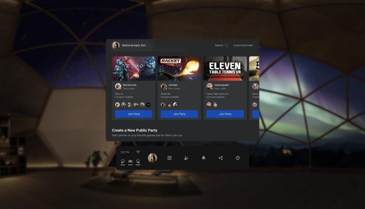 Oculus Quest launch multiplayer games together