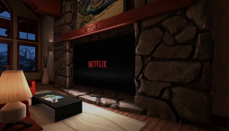 Castillo A Netflix On Living Room Tv