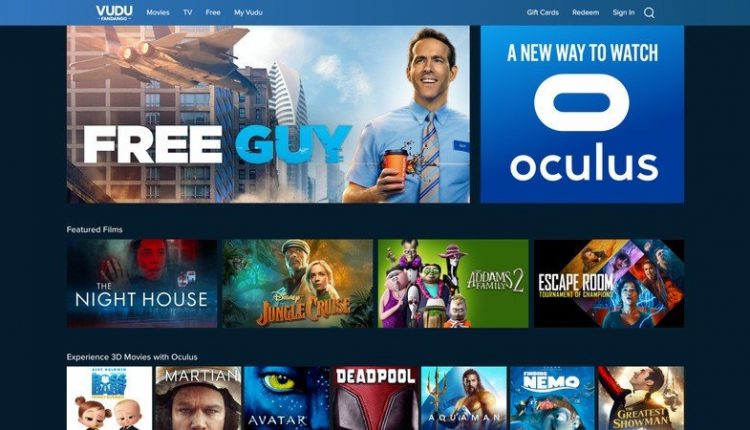 Vudu arrives on the Oculus Quest 2 so you can check out 'Free Guy'