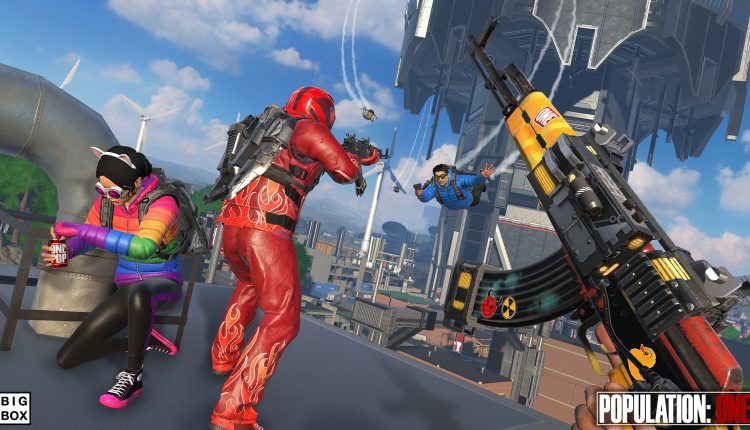 a screenshot of Population:One VR