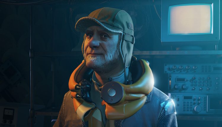How to play Steam games on Oculus Quest 2: Half Life Alyx screenshot of man in cap
